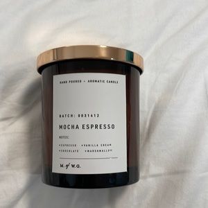 Mocha espresso candle